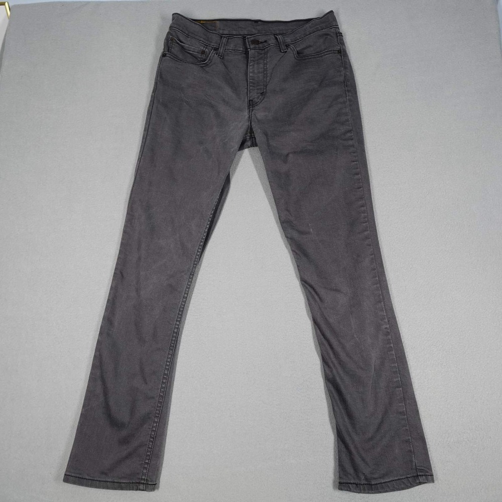 Levi's 511 Jeans Mens 33x32 Gray Slim Fit WaterLess Denim Casual Workwear Pants